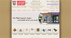 Desktop Screenshot of mauipackandship.com