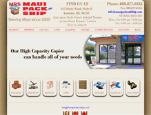 Tablet Screenshot of mauipackandship.com